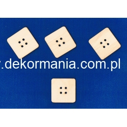 SKLEJKA #3mm Guzik 5x5cm / CENA 1szt ( nr. 15 szerszy rozstaw otworów )